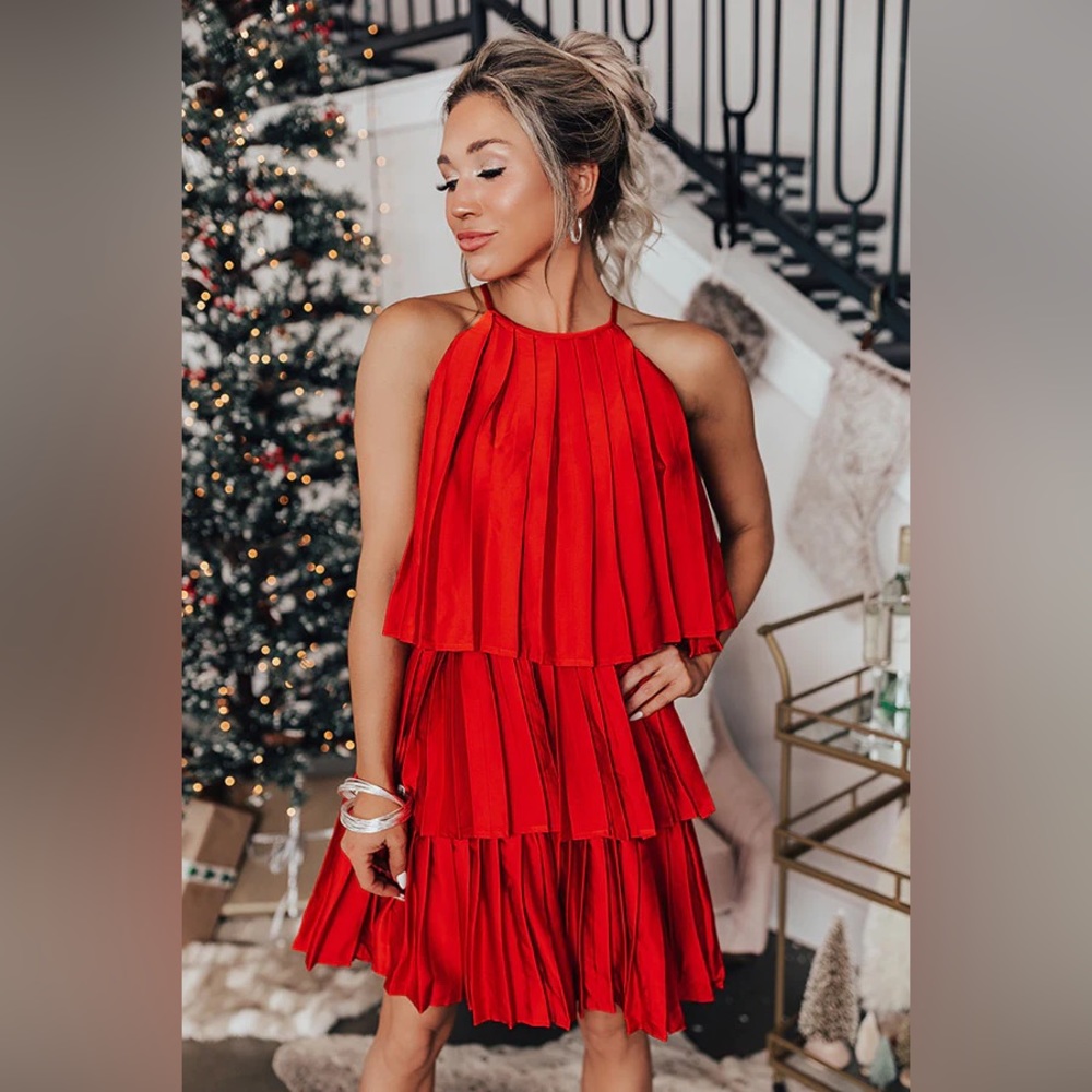 RED! Party dress